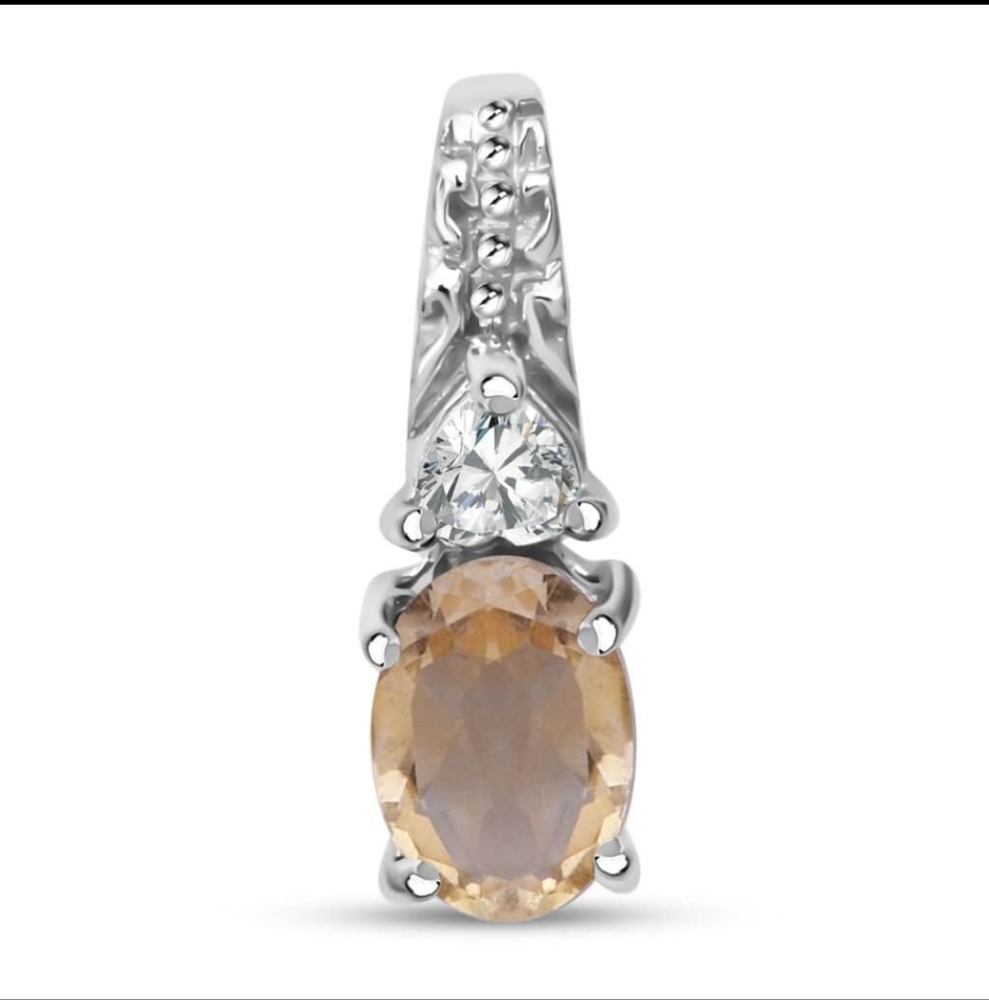 Citrine & Topaz Pendant